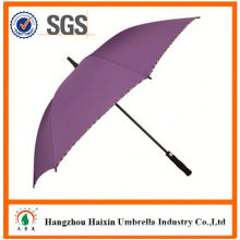 Top Quality 23'*8k Plastic Cover vented hole golf umbrella